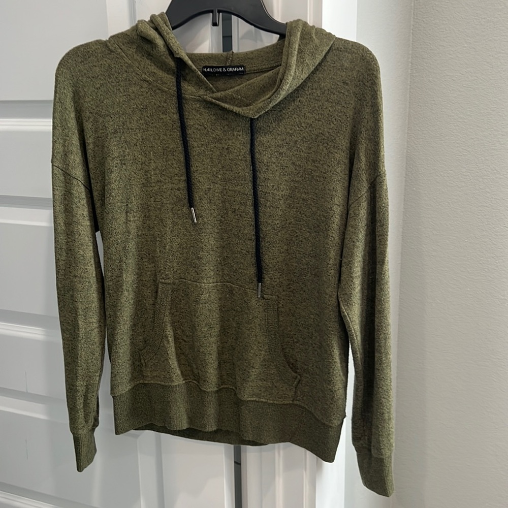 Olive green hoodie